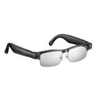 L802 Metal Half Rim AI Smart Glasses with 8MP Camera & Real-Time Translation