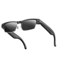 L802 Metal Half Rim AI Smart Glasses with 8MP Camera & Real-Time Translation