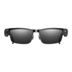L802 Metal Half Rim AI Smart Glasses with 8MP Camera & Real-Time Translation