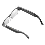 L802 Metal Half Rim AI Smart Glasses with 8MP Camera & Real-Time Translation