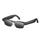 L802 Metal Half Rim AI Smart Glasses with 8MP Camera & Real-Time Translation