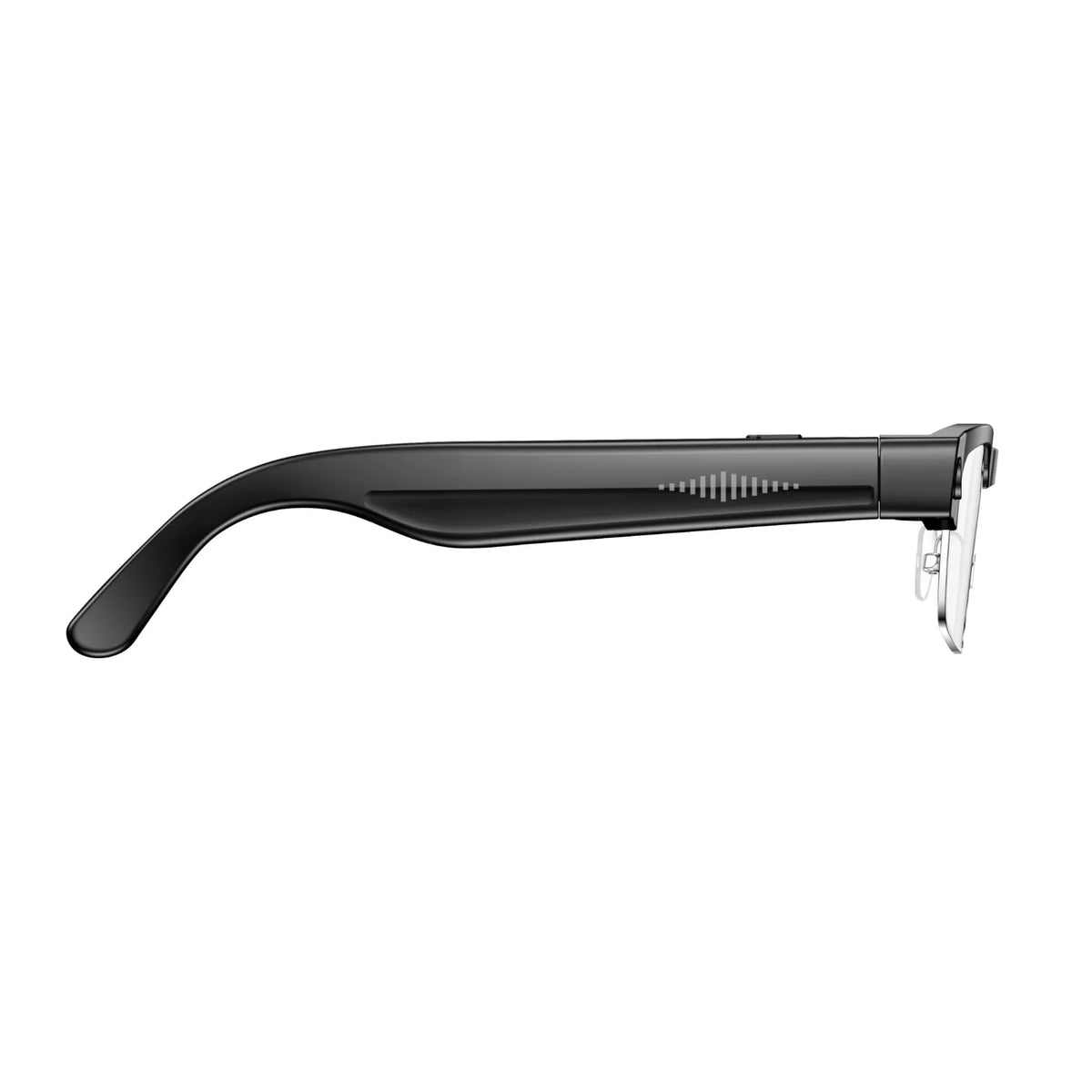 L802 Metal Half Rim AI Smart Glasses with 8MP Camera & Real-Time Translation