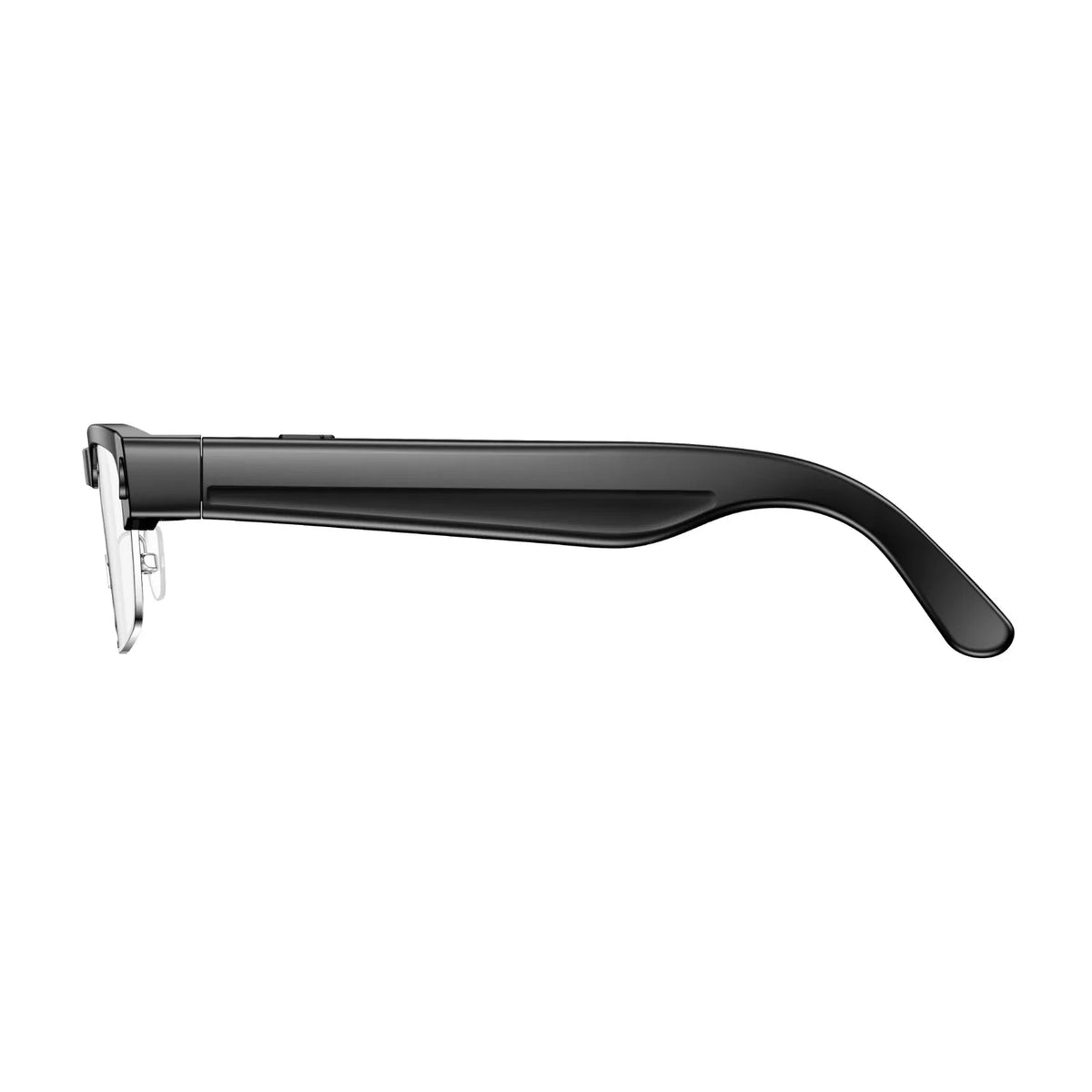 L802 Metal Half Rim AI Smart Glasses with 8MP Camera & Real-Time Translation