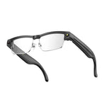 L802 Metal Half Rim AI Smart Glasses with 8MP Camera & Real-Time Translation