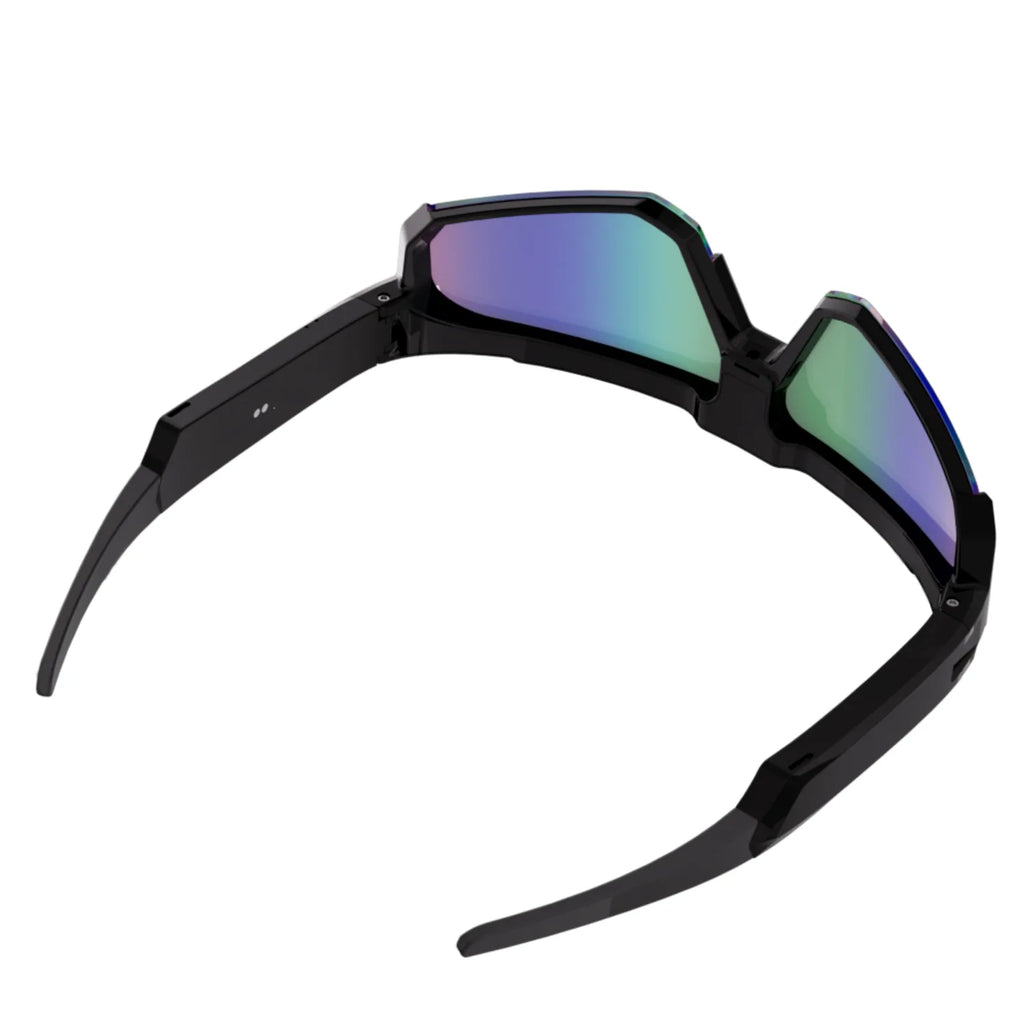 V06 Sporty Wraparound AI Smart Glasses with 8MP Camera, Real-Time Translation & 1200P Video