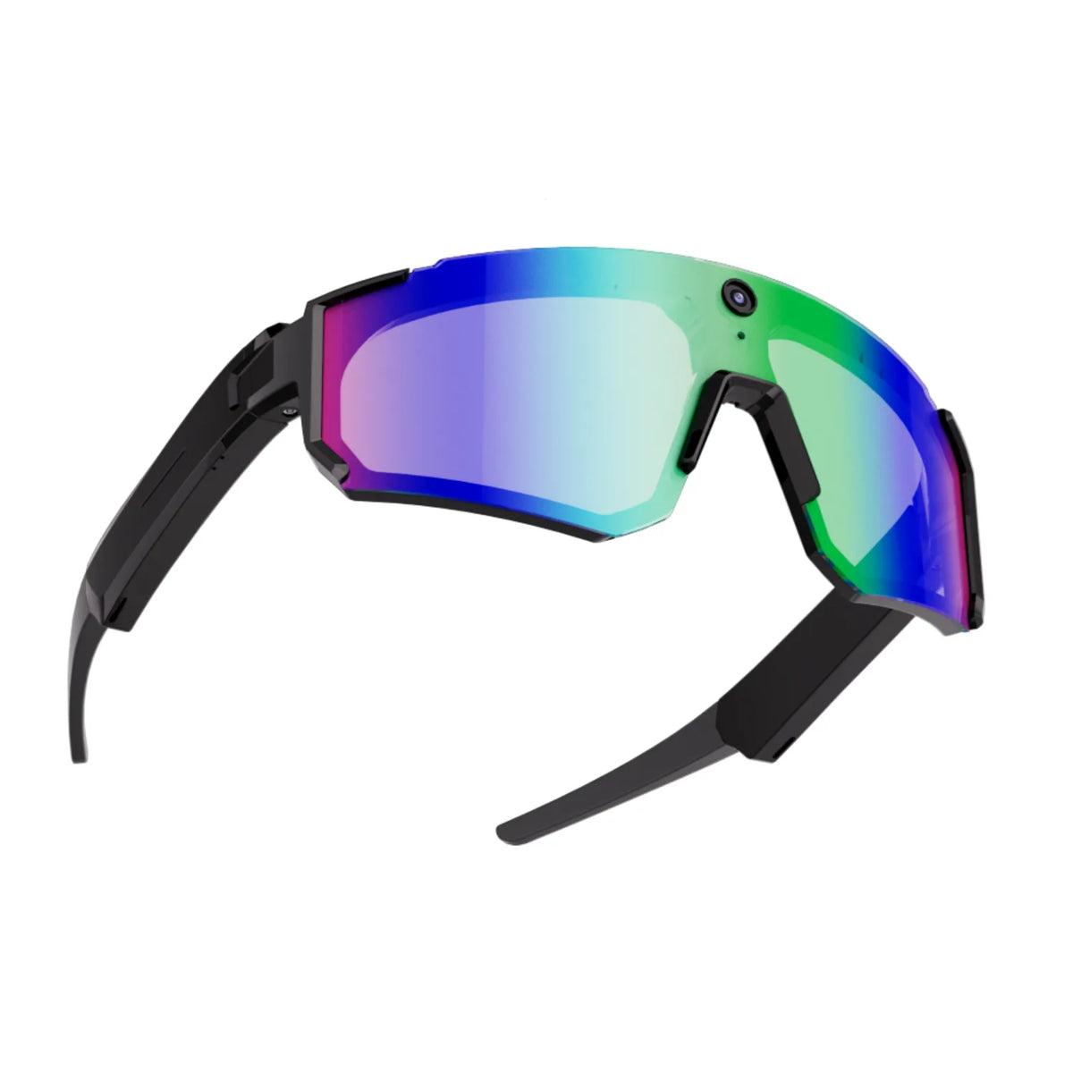 V06 Sporty Wraparound AI Smart Glasses with 8MP Camera, Real-Time Translation & 1200P Video