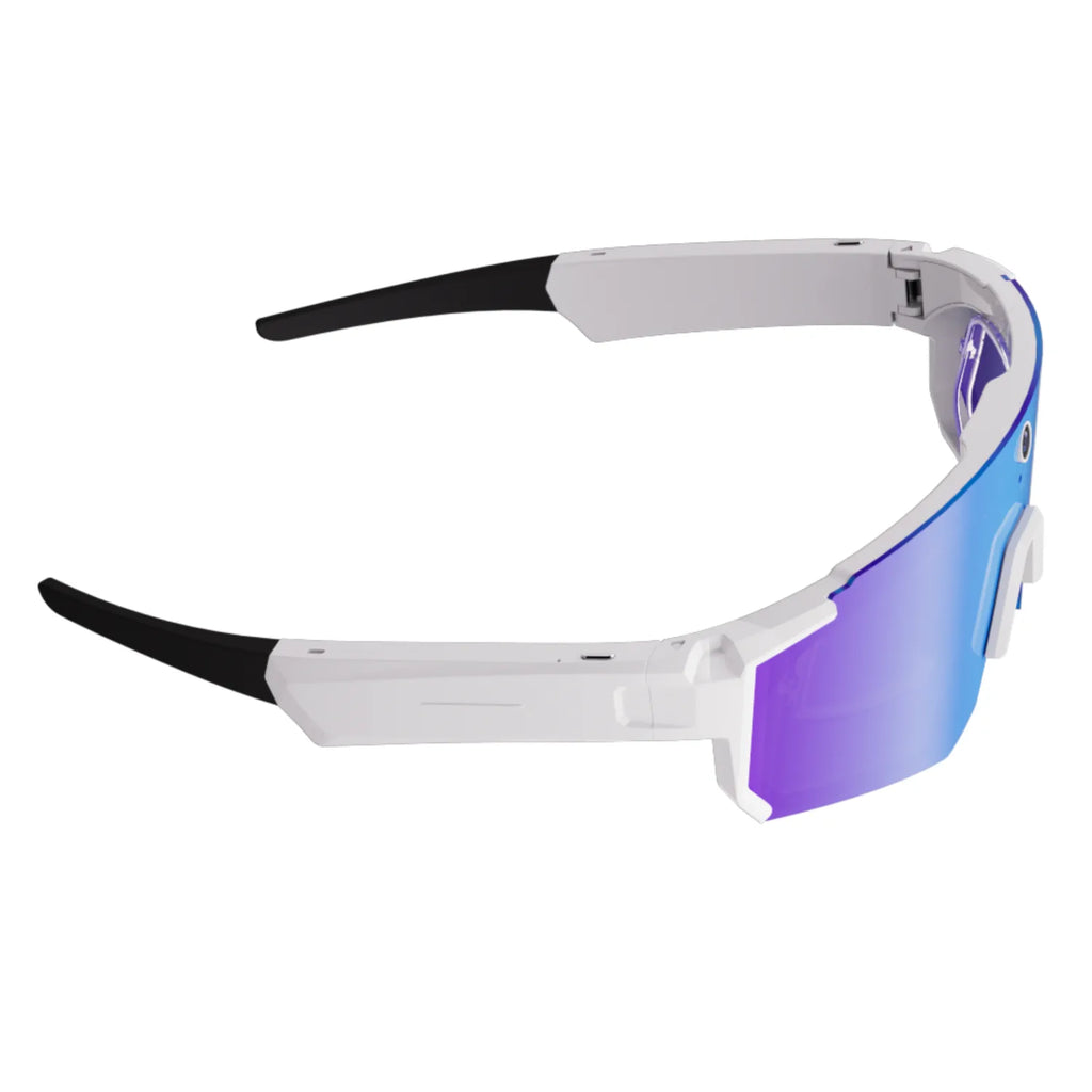 V06 Sporty Wraparound AI Smart Glasses with 8MP Camera, Real-Time Translation & 1200P Video
