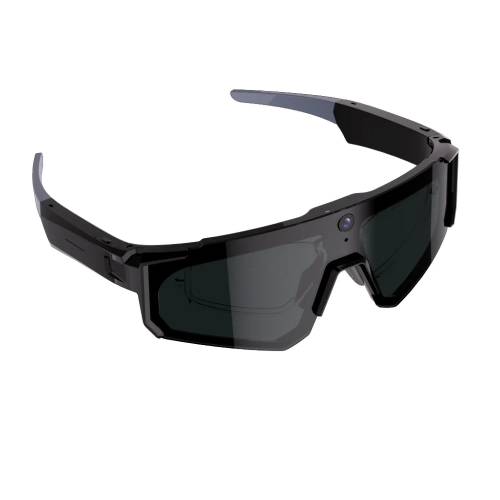 V06 Sporty Wraparound AI Smart Glasses with 8MP Camera, Real-Time Translation & 1200P Video
